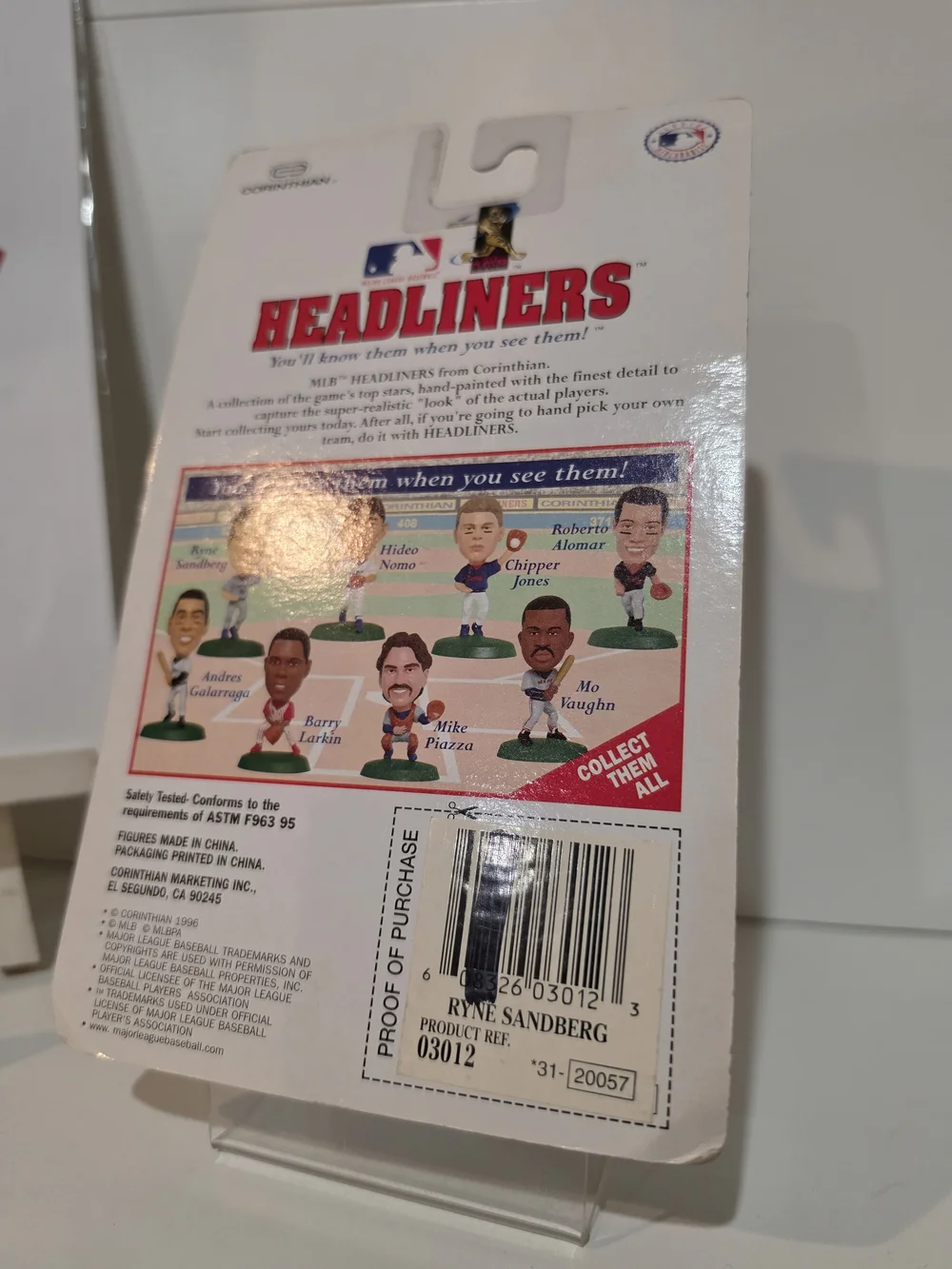 Ryan Sandberg Chicago Cubs 1996 Corinthian Headliners Figurine
